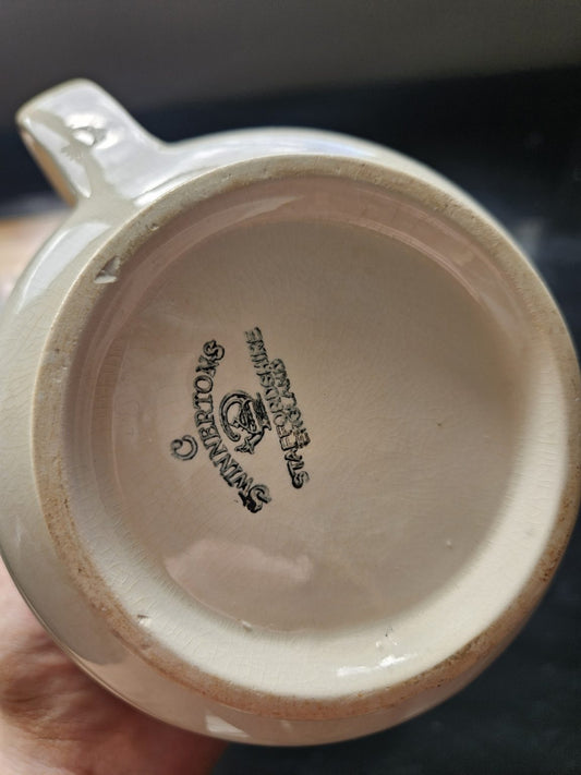 Lovely vintage Swinnertons cream jug, made in Staffordshire, England.