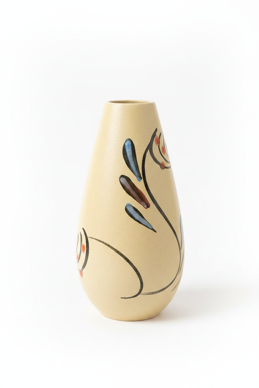 “Ü-Keramik (Übelacker) 455/20 West German Vase – 1960s Mid Century”