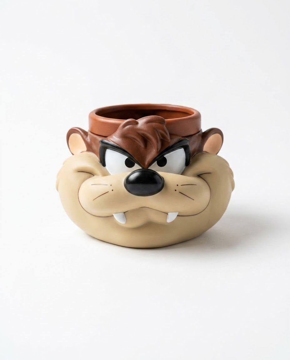 Vintage 1993 KFC Looney Tunes Taz Mug – Retro 3D Tasmanian Devil Cup