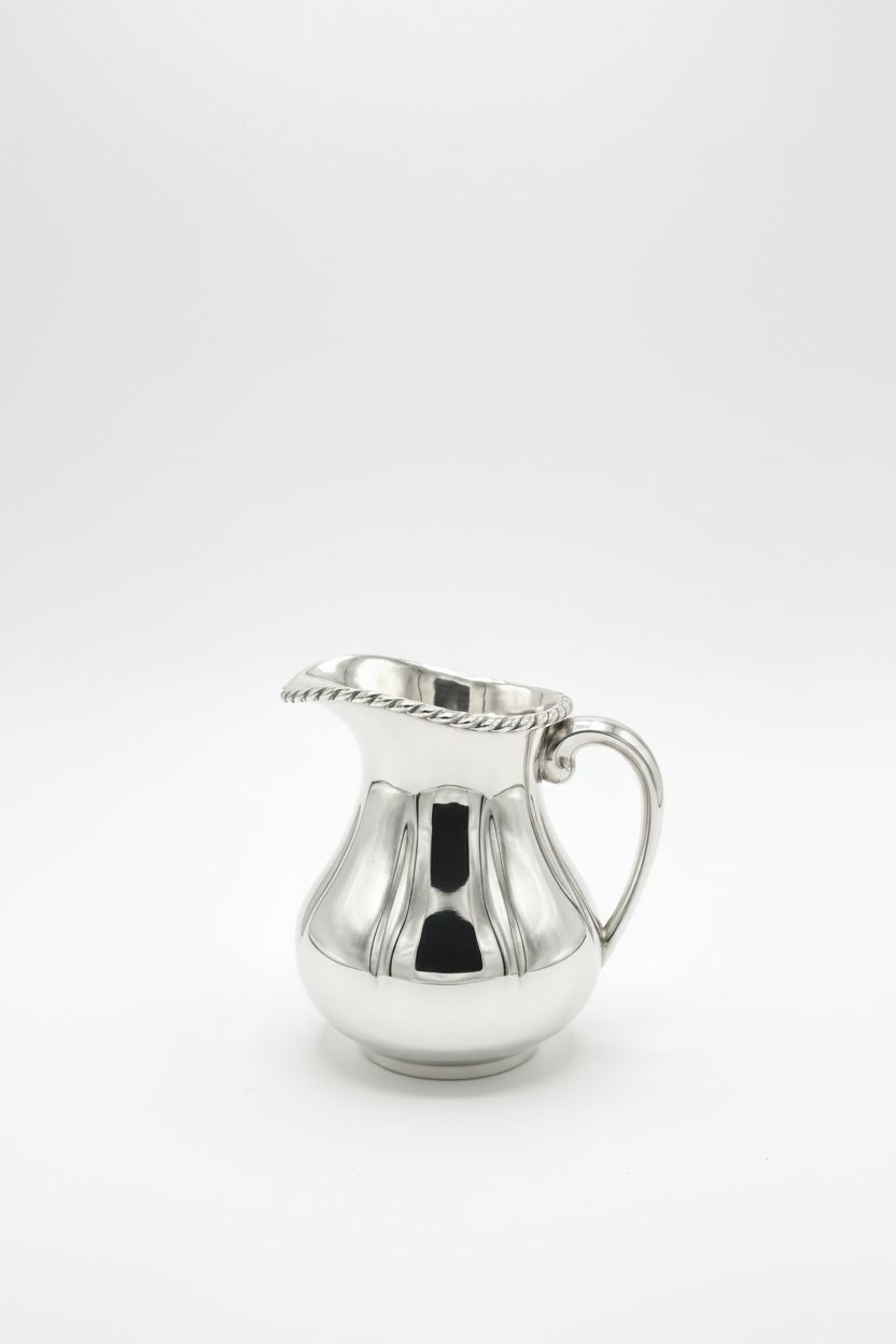 Vintage Mexican .925 Sterling Silver Mini Pitcher Creamer – Signed L.L.V. Hecho en México