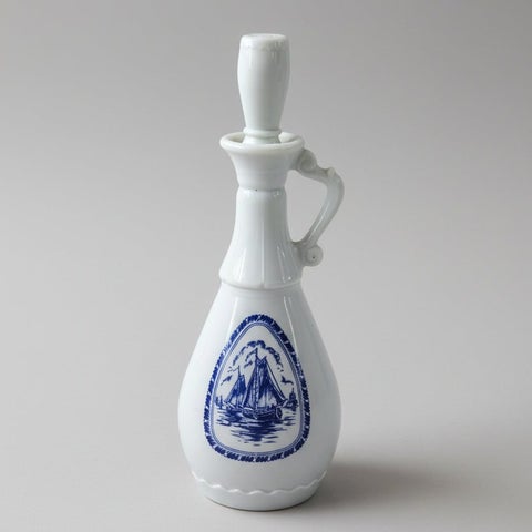 Vintage Jim Beam Delft Blue Decanter