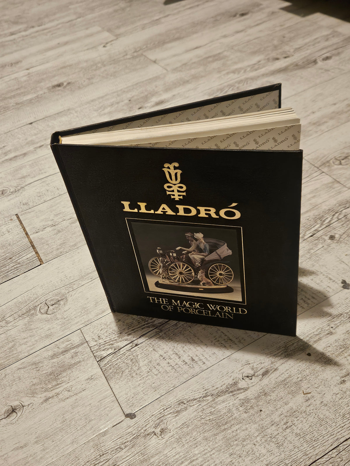 Vintage 1990 Lladró: The Magic World of Porcelain Hardcover Coffee Table Book