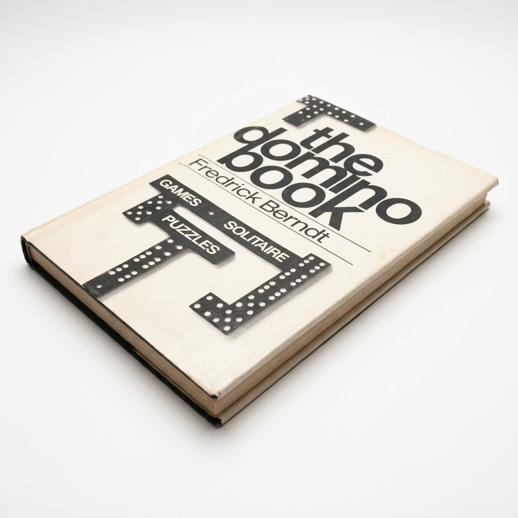 Vintage 1974 "The Domino Book: Games, Solitaire, Puzzles" by Fredrick Berndt