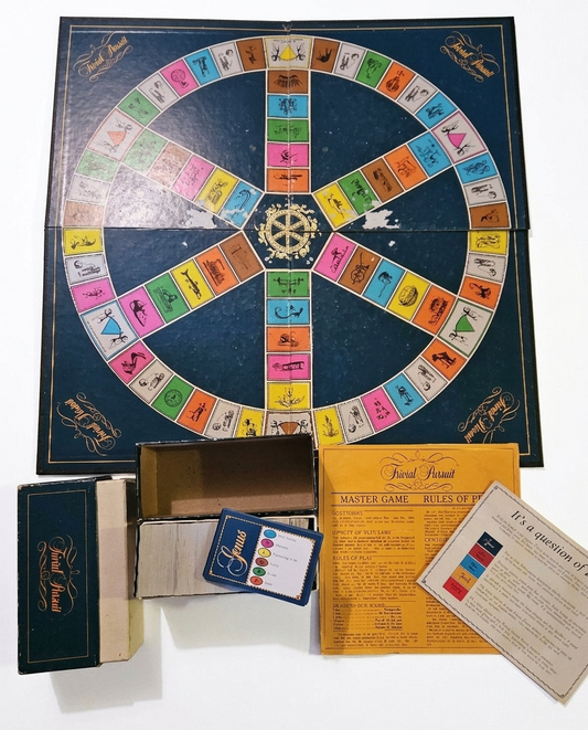 Vintage 1981 Trivial Pursuit Master Game (Genus Edition)