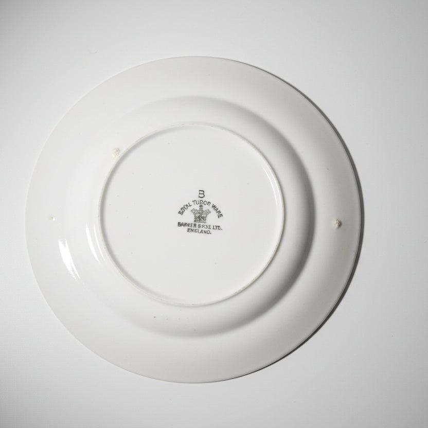 vintage 1940s Royal Tudor Ware small saucer set of 3 6 inch