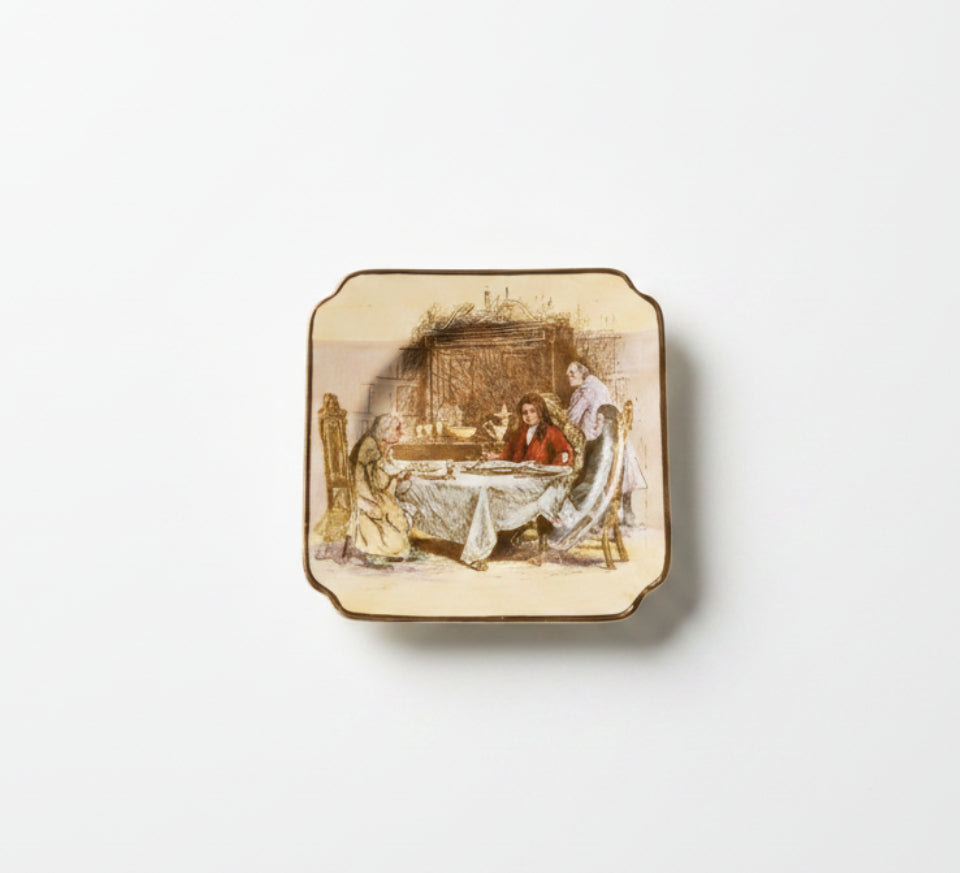 Vintage Royal Doulton Sir Roger de Coverley Square Display Plate