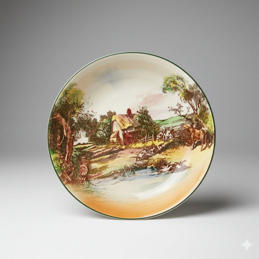 Vintage Royal Doulton "Rustic England" Seriesware Display Plate (D6297)