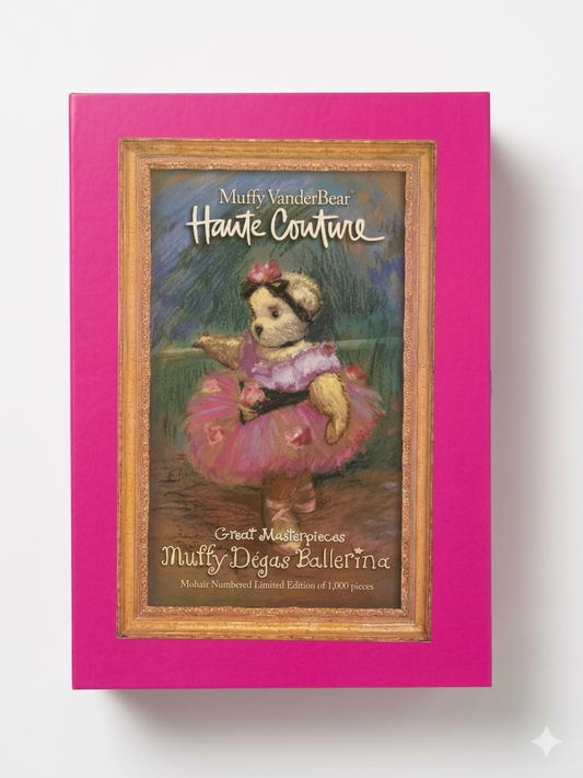 Vintage Muffy VanderBear Haute Couture 'Degas Ballerina' Mohair Bear (2004 Limited Edition) - NRFB