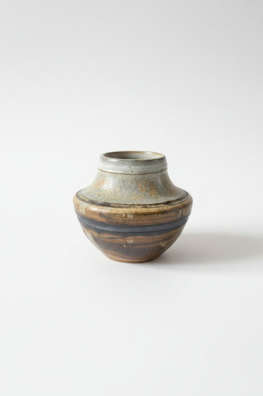 Hand-Thrown Studio Pottery Miniature Weed Pot / Bud Vase