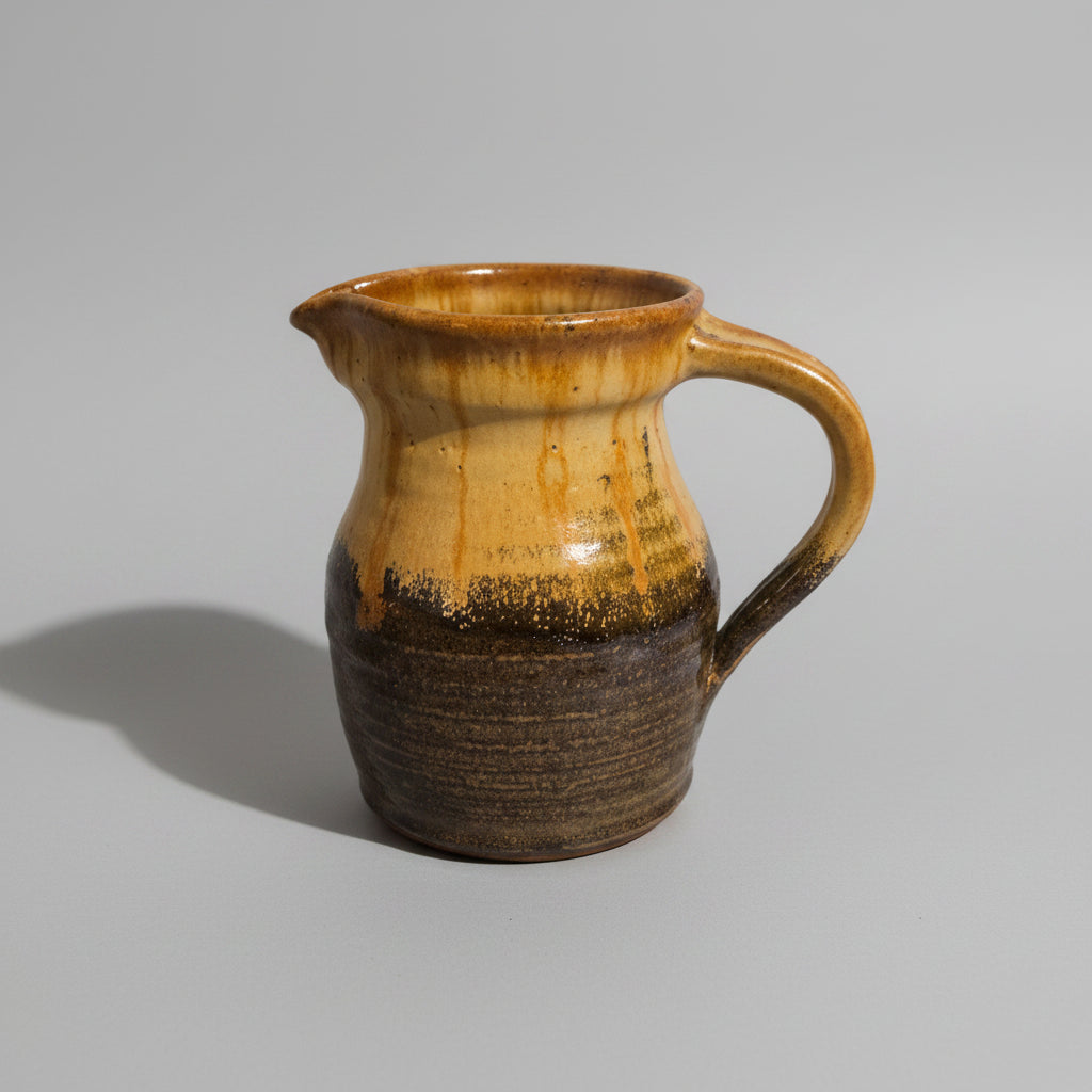 Vintage Joyce Fox New Zealand Studio Pottery Creamer Pitcher