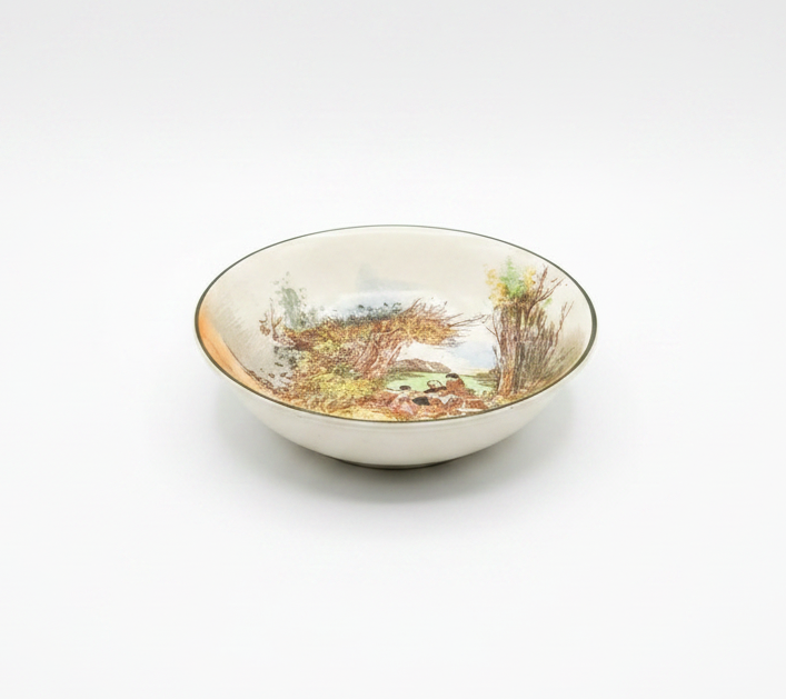 Vintage Royal Doulton "Rustic England" Series Ware Dessert Bowl
