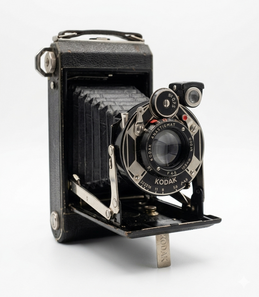 Vintage Kodak Six-20 Model C Folding Camera – Art Deco, Made in Britain