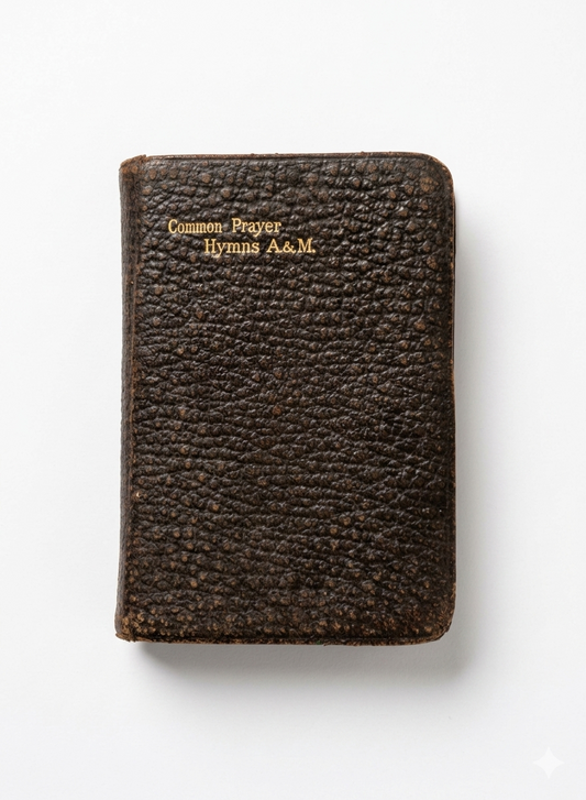 Antique 1921 Oxford Miniature Book of Common Prayer & Hymns – Bright Gilt Edges