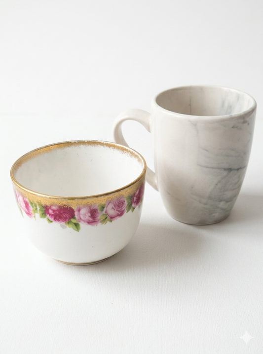 Antique Royal Albert Crown China "Old English Rose" Open Sugar Bowl – Thomas C. Wild, c. 1925-1935