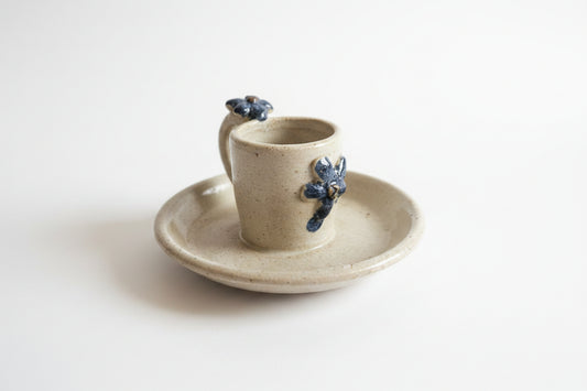 Vintage Studio Pottery Chamberstick Candle Holder